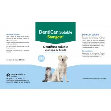 Stangest Dentican Soluble para Perros y Gatos 5