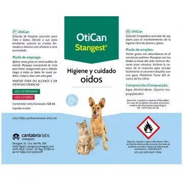 Stangest Otican Limpiador Oidos para Perros y Gatos 3