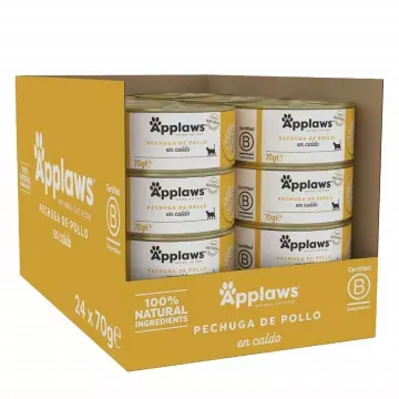 Applaws Lata Gato Senior 70 gr Pechuga de pollo - 24 x 70 Gr
