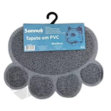 Alfombrilla anti-deslizante PVC Gris 2