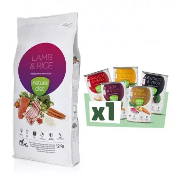 Natura Diet Lamb & Rice - 12 Kg 2