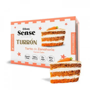 Dibaq Sense Dog Turrón de Tarta de Zanahoria - 185 gr