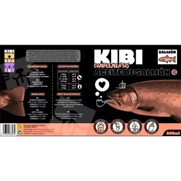 KIBI Aceite de Salmón Para Perros y Gatos 4