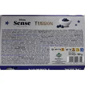 Dibaq Sense Dog Turrón de Yogurt y Arándanos - 185 gr 3
