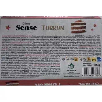Dibaq Sense Dog Turrón de Tarta de Zanahoria - 185 gr 3