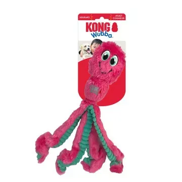 KONG Juguete mordedor para perros Wubba Octopus 2