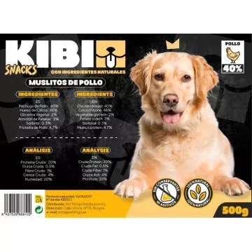 KIBI Snack Muslito de Pollo para Perros - 500 gr 4