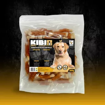 KIBI Snack Huesito de Calcio con Pollo para Perros - 500 gr 5