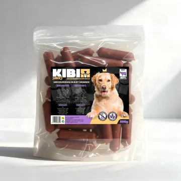KIBI Mini Salchichas de Buey Ahumadas para Perros - 500 gr 5