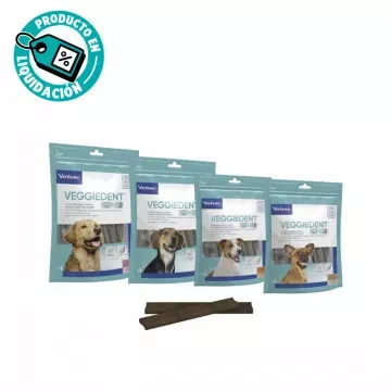Virbac Snack Dental Vegetariano Veggiedent Fresh Para Perro