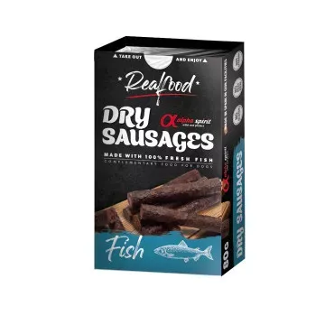 Alpha Spirit Salchicha Curada para Perros 80 gr - Pescado 2