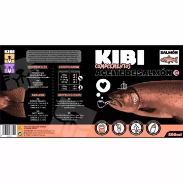 KIBI Aceite de Salmón Para Perros y Gatos 4