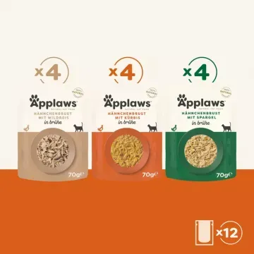 Applaws Gato Adulto Multipack Sobres Caldo 12x70gr - Pollo 3
