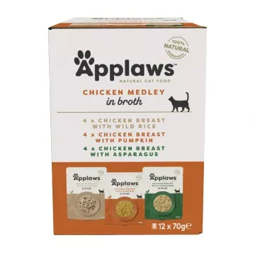 Applaws Gato Adulto Multipack Sobres Caldo 12x70gr - Pollo 2