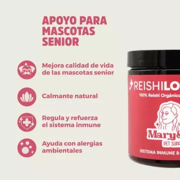 Nevanto Mary & Trufa Reishi Longevity Refuerzo Sistema Inmune Senior - 75 gr 5