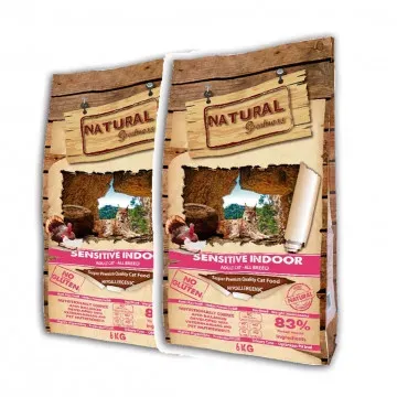 Natural Greatness Cat Sensitive Indoor - PACK 2 x 6 Kg 2