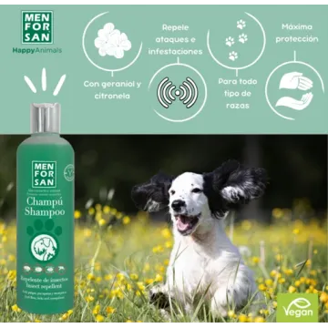 Menforsan Champú perros Repelente con Citronela 3