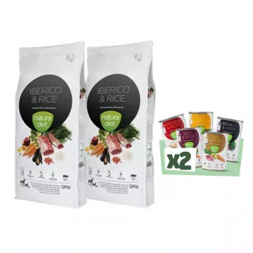 Natura Diet Iberico & Arroz - PACK 2 x 12 Kg 2