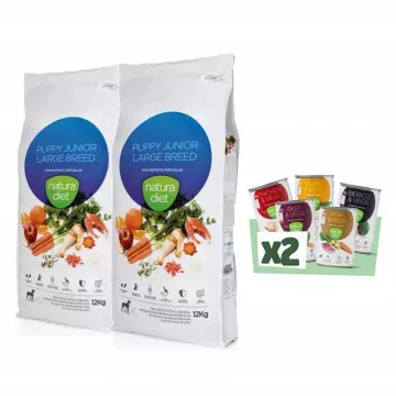 Natura Diet Puppy Junior Large Breed - PACK 2 x 12 Kg 2