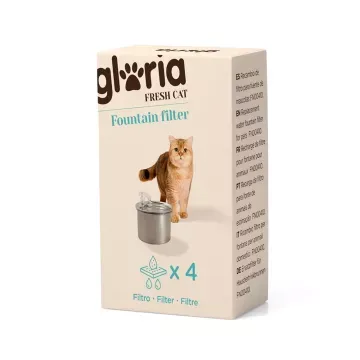 Gloria Filtro para fuente de gato Acero Inoxidable 2 L 2