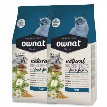 Ownat Cat Classic Fish - Pack 2 x 4 Kg 2