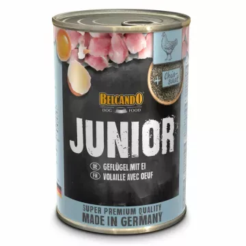 Belcando Lata Junior Ave con Huevos - Pack 6 x 400 gr 2