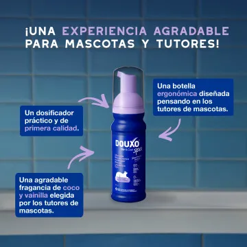 Douxo Spa Mousse de Limpieza sin Estrés para Gatos 5