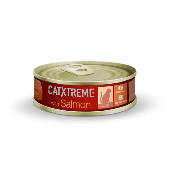 12 latas x 170 g Catxtreme Sterilised Salmón en paté lata para gatos ¡Pack ahorro!
