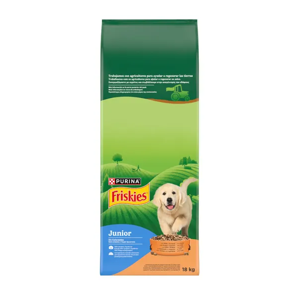 18 kg Friskies Junior Pollo y Verduras pienso para perros