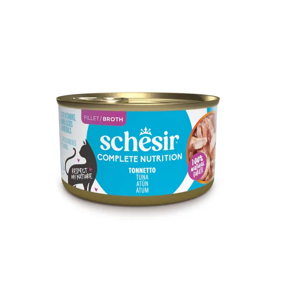 24 latas x 85 g Schesir Adult Atún lata para gatos ¡Pack Ahorro!