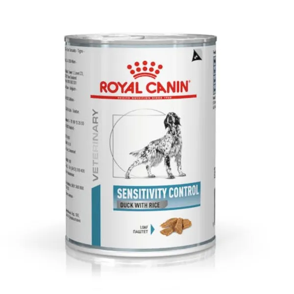 410 g Royal Canin Veterinary Sensitivity Control Pato y Arroz lata para perros