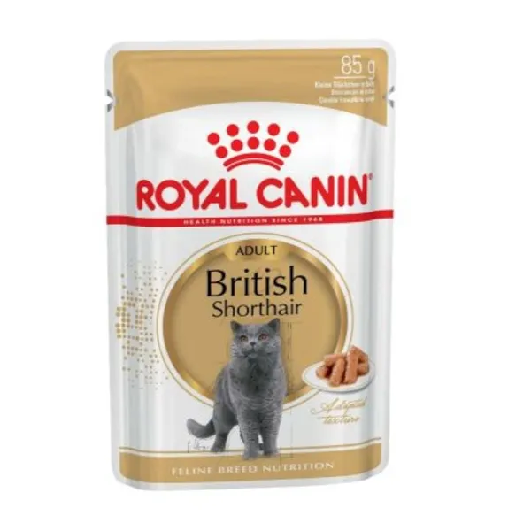 85 g Royal Canin Sobre en Salsa British Shorthair Adult