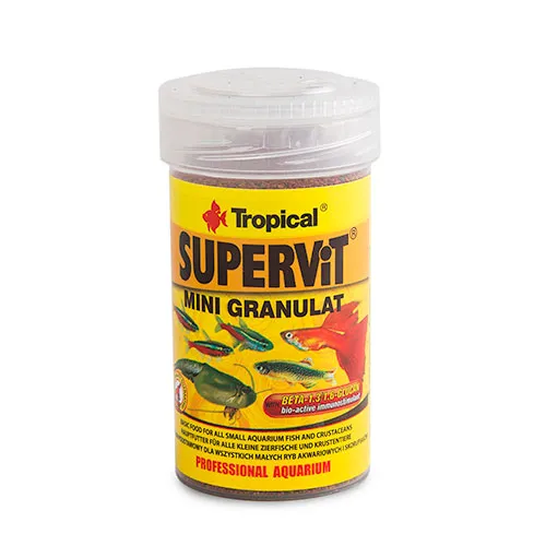 0.1 L Tropical Mini Supervit Granulos para peces