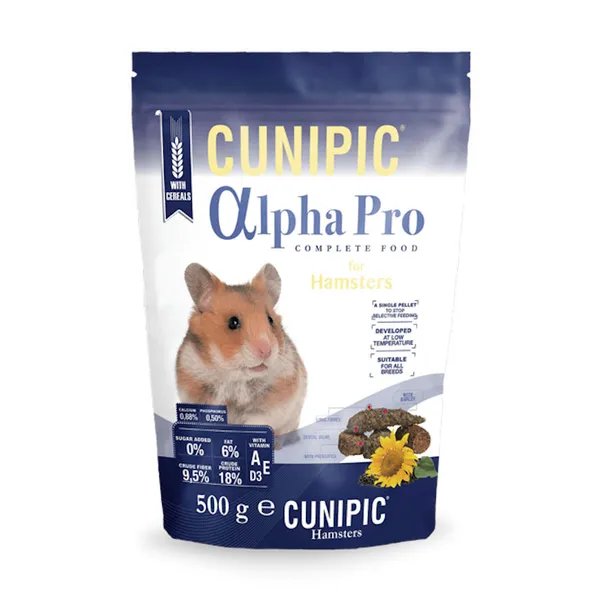 0.5 KG Cunipic Alpha Pro pienso para hámsteres