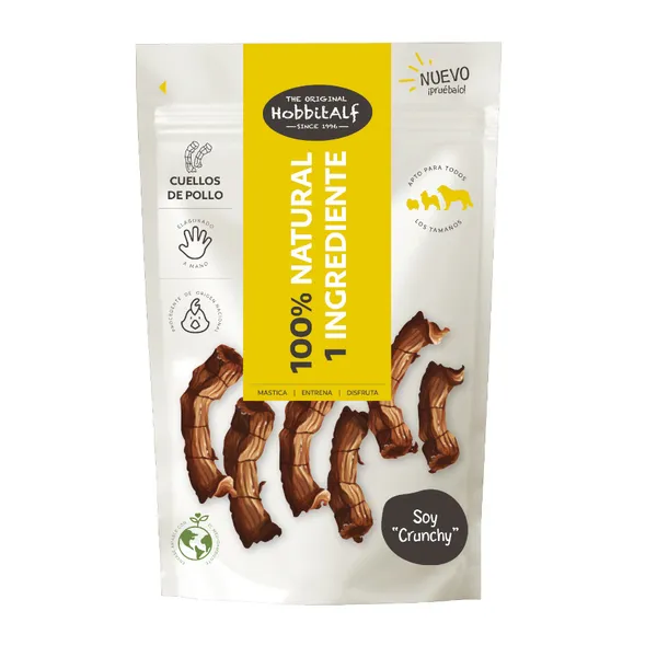 100 g Hobbitalf Cuellos de Pollo para perros