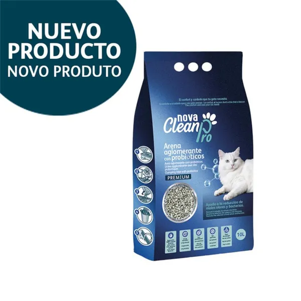 2 x 10 L Nova Clean Pro Arena Probiotica para gatos ¡Pack Ahorro!