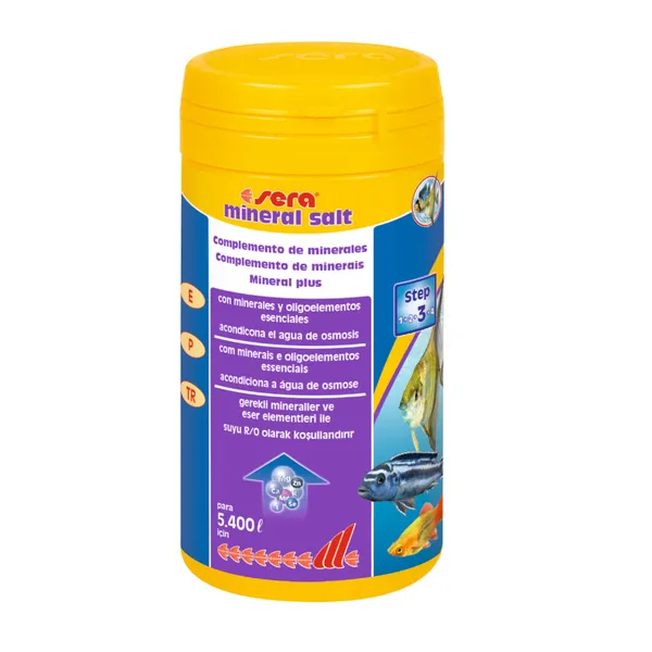 0.28 KG Sera Mineral Salt Acondicionador de Agua para acuarios