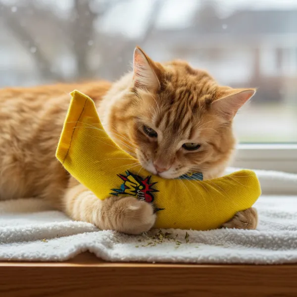 BAM! Peluche Banana con Catnip para gatos