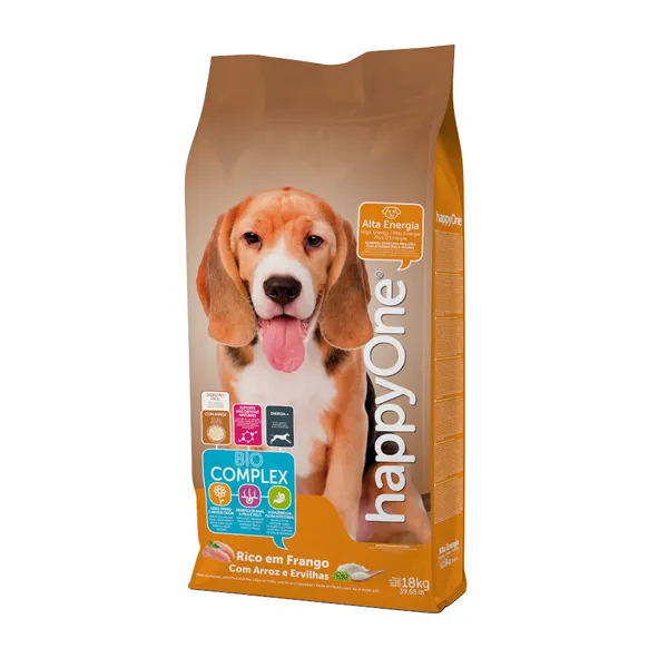 happyOne Adult Alta Energía Carne Fresca de Aves pienso para perros
