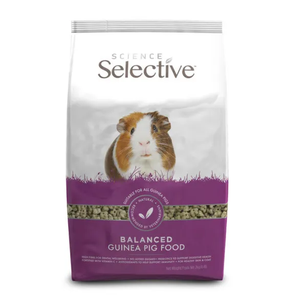 2 KG Supreme Science Selective Balanced pienso para cobayas