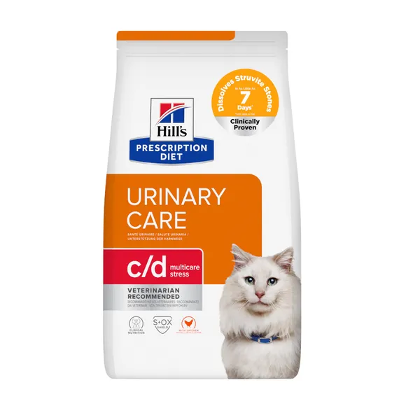 3 kg Hill's Prescription Diet Urinary Care c/d multicare stress pollo pienso para gatos