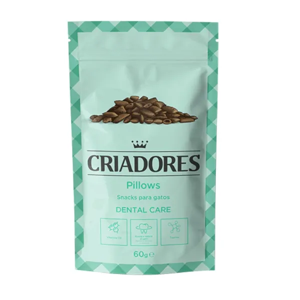 6 bolsitas x 60 g Criadores Dental Care snacks para gatos ¡Pack ahorro!