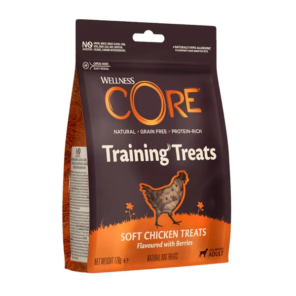 170 g Wellness Core Bocaditos Protein Treats Pollo para perros