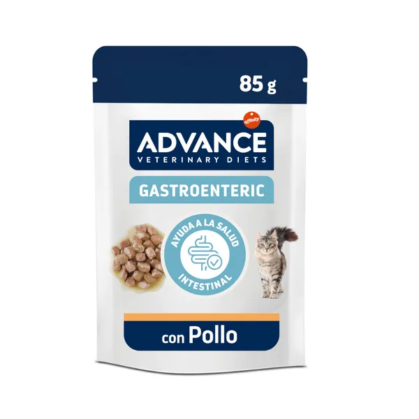 12 sobres x 85 g Advance Gastroenteric Pollo sobre para gatos ¡Pack ahorro!