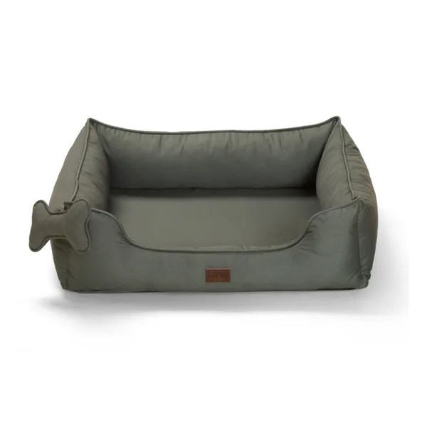 Leeby cama viscoelástica caqui para perros
