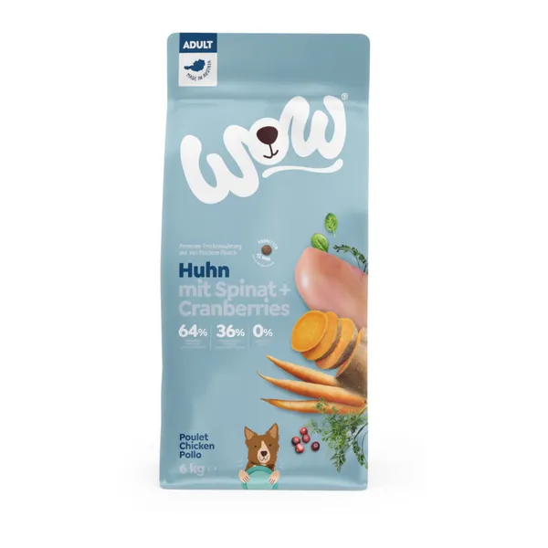 6 kg Wow Adulto Pollo pienso para perros