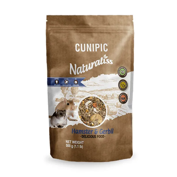 0.5 KG Cunipic Naturaliss pienso para hámsteres y jerbos