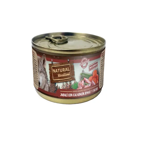 400 g Natural Greatness Jabalí con Calabacín, Tomate y Eneldo lata para perros