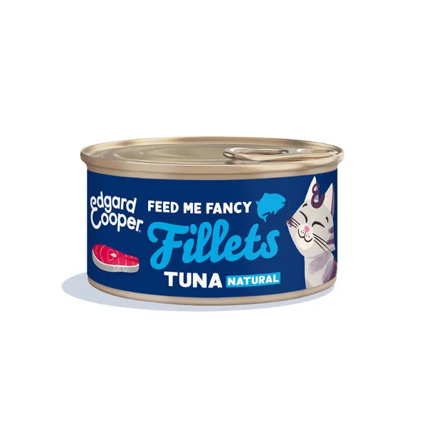 12 latas x 70 g Edgard & Cooper Filetes de Atún lata para gatos ¡Pack Ahorro!