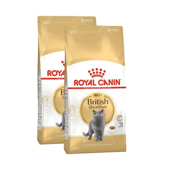 2 x 2 kg Royal Canin Adult British Shorthair pienso para gatos ¡Pack ahorro!